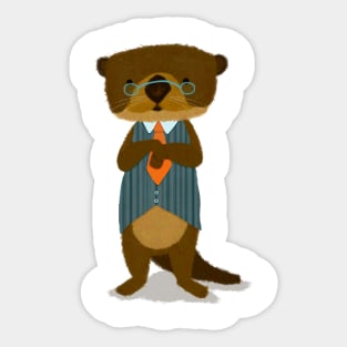 Mr. Otter Sticker